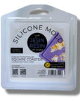 SQUARE COASTERS silicone molds - set of 2