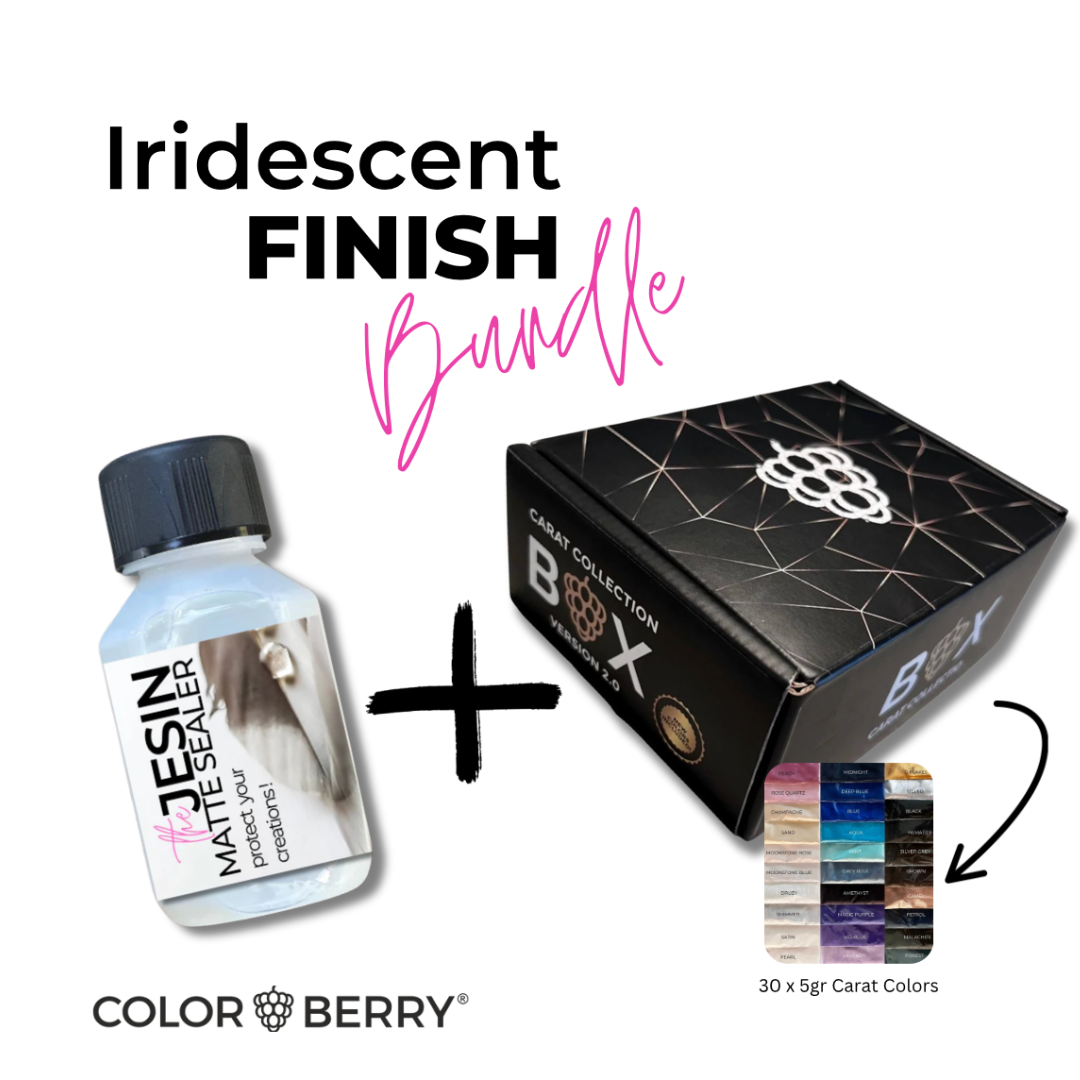 How to Create a Luxurious Iridescent Matte Finish Using the COLORBERRY Iridescent Finish Bundle