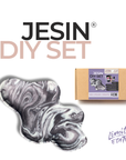 DIY JESIN Kit — Platter in CON GREY ✨ MIX | POUR | CREATE