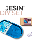DIY JESIN Kit — Trinket Tray in RIVER BLUE ✨ MIX | POUR | CREATE