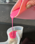 COLORBERRY® JESIN Silicone Mixing Cups – Set of 2 (2 × 125 ml) for Precise Casting & Clean Pours